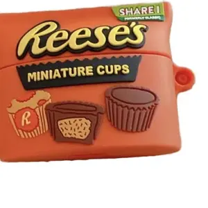 Reese's Candy Earbud Case Pro - Share I Powdered Classic Miniature Cups Design Protective Cover