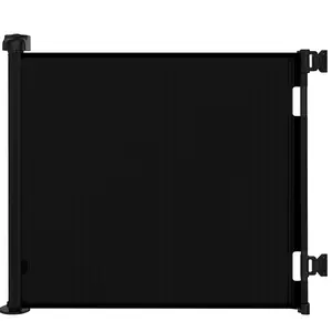 Dearlomum Retractable Baby Gate 33.1" Tall Extends up to 55"/71"/118"/168“/197” Wide Child Safety Gate for Doorways Stairs Hallways Indoor/Outdoor Grey Playpen Infant