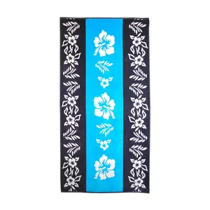 Superior Hibiscus Oversized Fast-Drying CottonBeach Towel