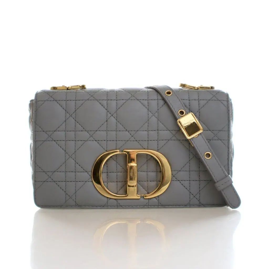 Pre-owned Calfskin Crossbody Bags Christian Dior Small Caro Bag