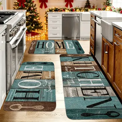 3 Piece Anti Fatigue Kitchen Mats Non-Slip Waterproof Comfort