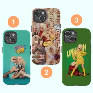 Trixie and Katya Phone Cases, UNHhhh Phone Case, TV Show Fan Gift, Retro Music Decor, Musical Comedy Ornament Gifts