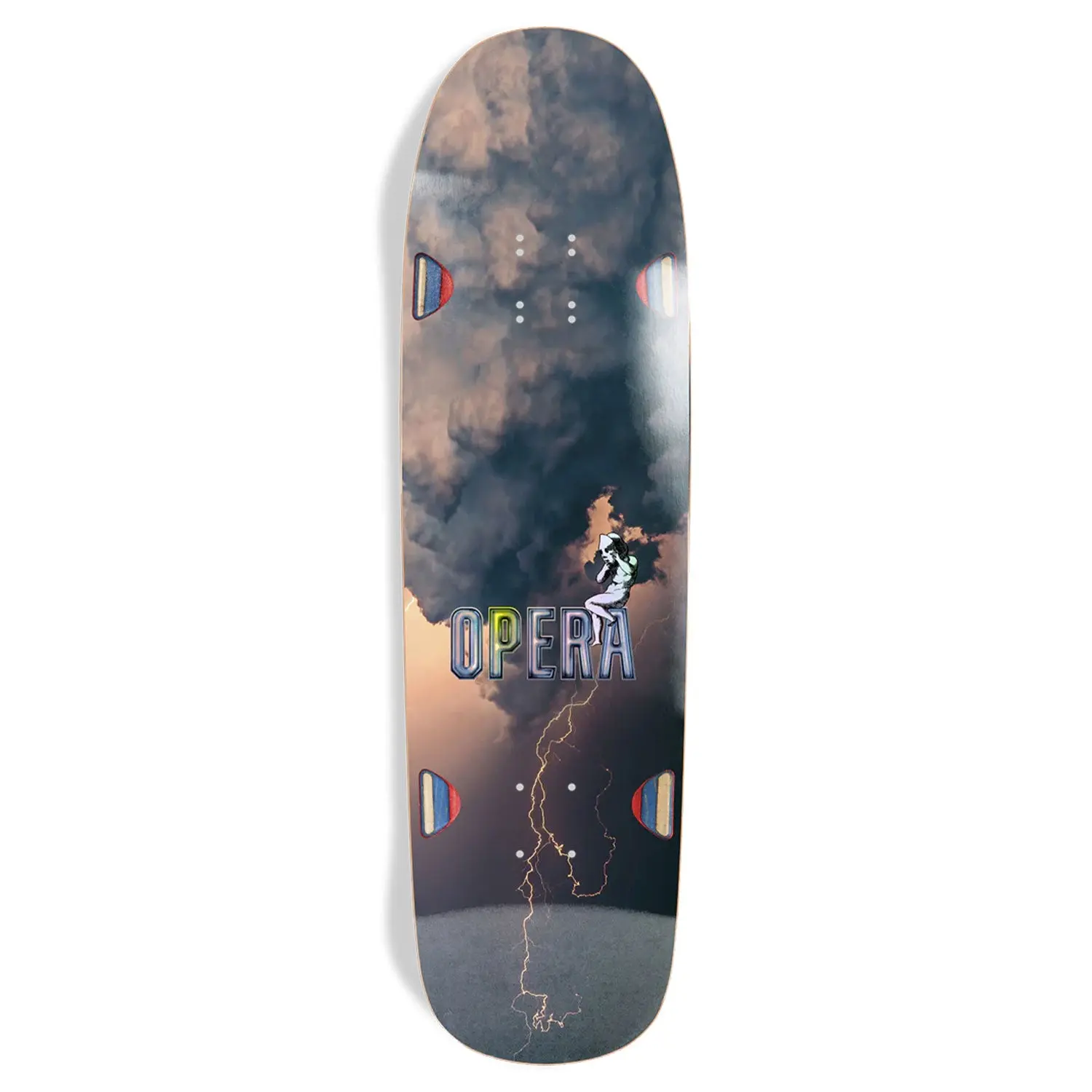Opera Skateboard Deck Cloudy 9.125" x 32.6"