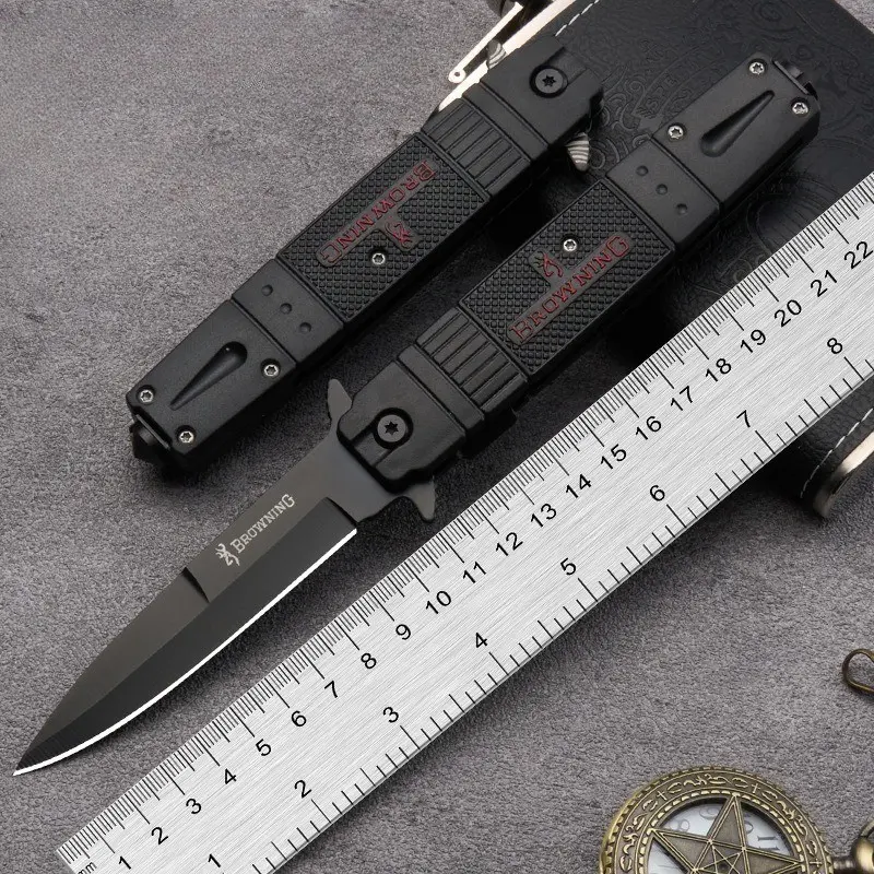 High Hardness Folding Knife, Outdoor Camping Rescue Tool, 5cr13mov Steel Blade, Portable Survival Knife, Edc Fishing and Hiking Tool, Essential Tools, Outdoor Survival Supplies, Survival Gear