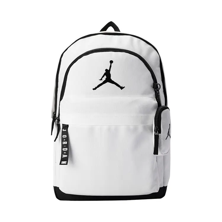 Jordan Large Logo Ergonomic Polyester Backpack, Unisex Functional Bag for School, Travel Backpacks, Backpacks For School