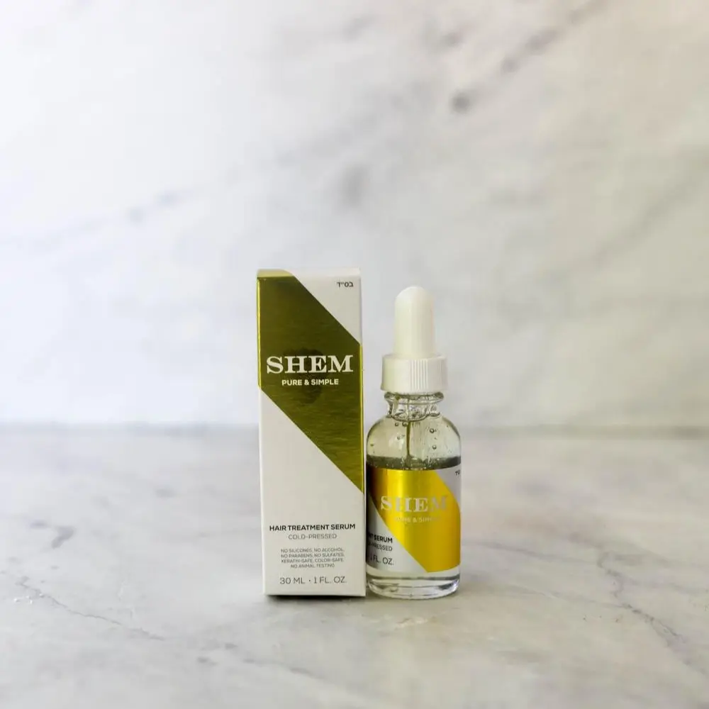Shem Natural Organic Hair Product Blow Dry Hair Serum - light anti frizz serum for all hair type