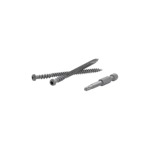 Fastenmaster  TrapEase 2.5 in. Torx TTAP Star Head Zinc Stainless Steel Composite Deck Screws - 1050 Per Box, Gravel Path