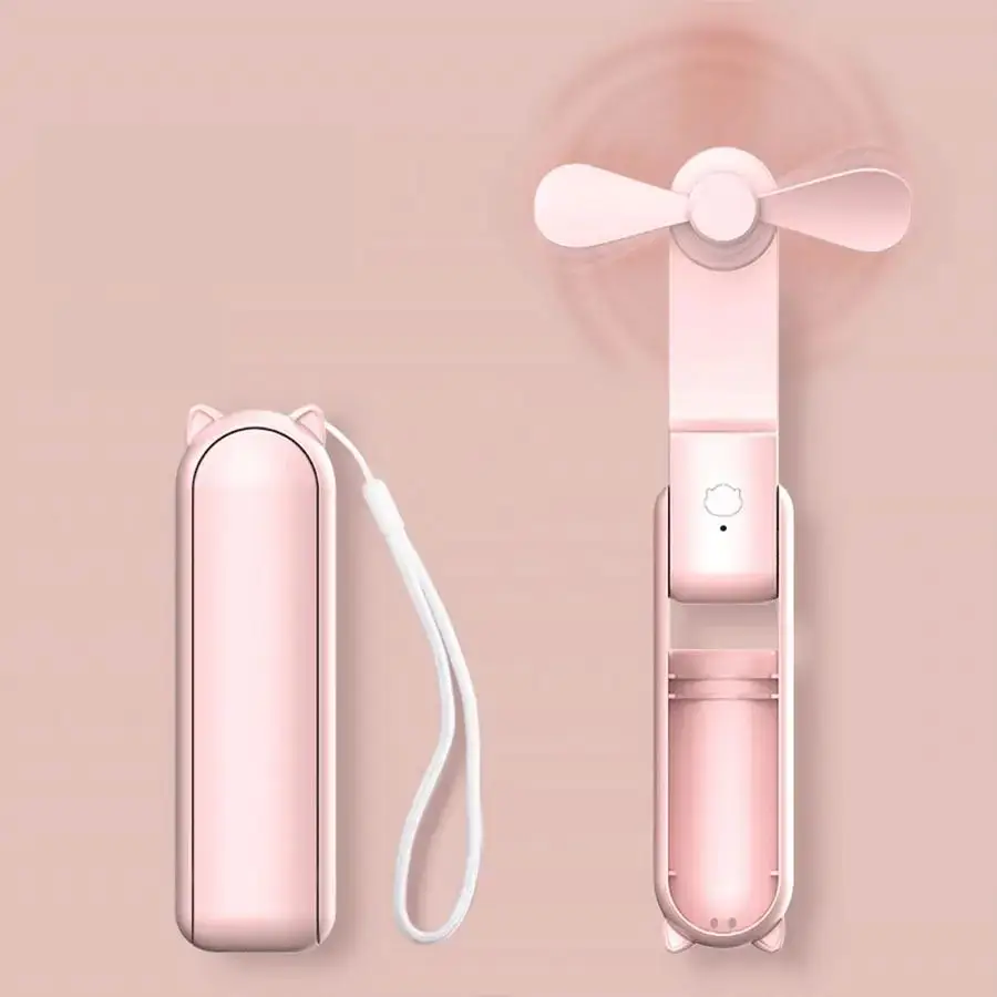 Handheld Mini Fan for Summer Gift, USB Rechargeable Portable Folding Fan, Multifunctional Fan for Home Office Outdoor Travel