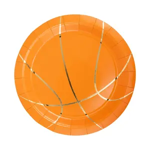 Basketball Paper Plates