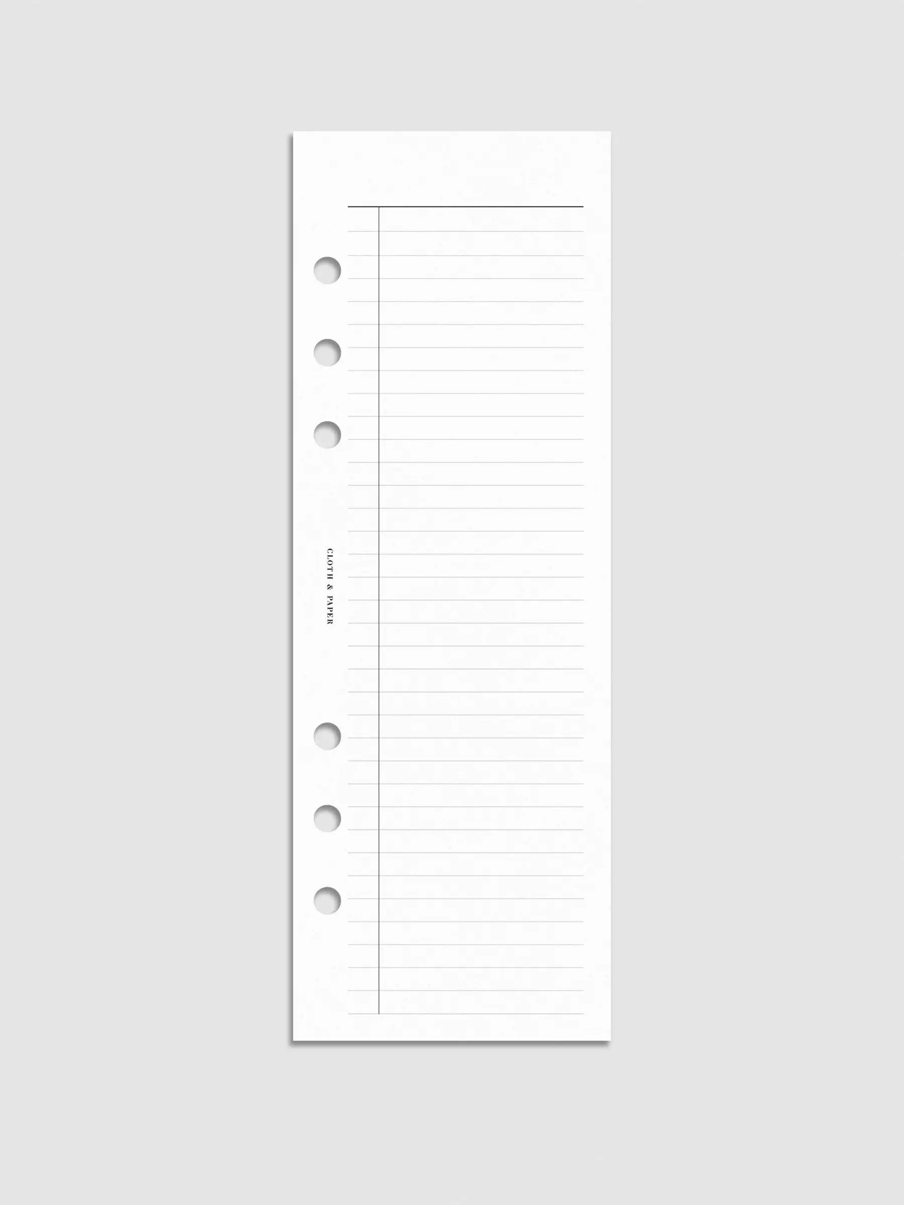 Half Page Task Inserts