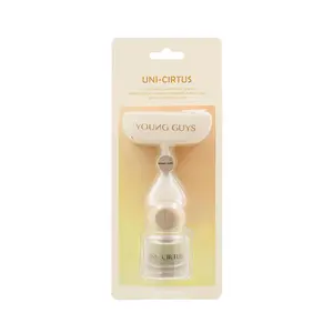 YOUNG GUYS Aurora Series Car Diffuser, 8ml Citrus Scent Glass Bottle Air Freshener for Home & Car, Flameless Aroma Diffuser, Long-Lasting Fragrance, Home Decor