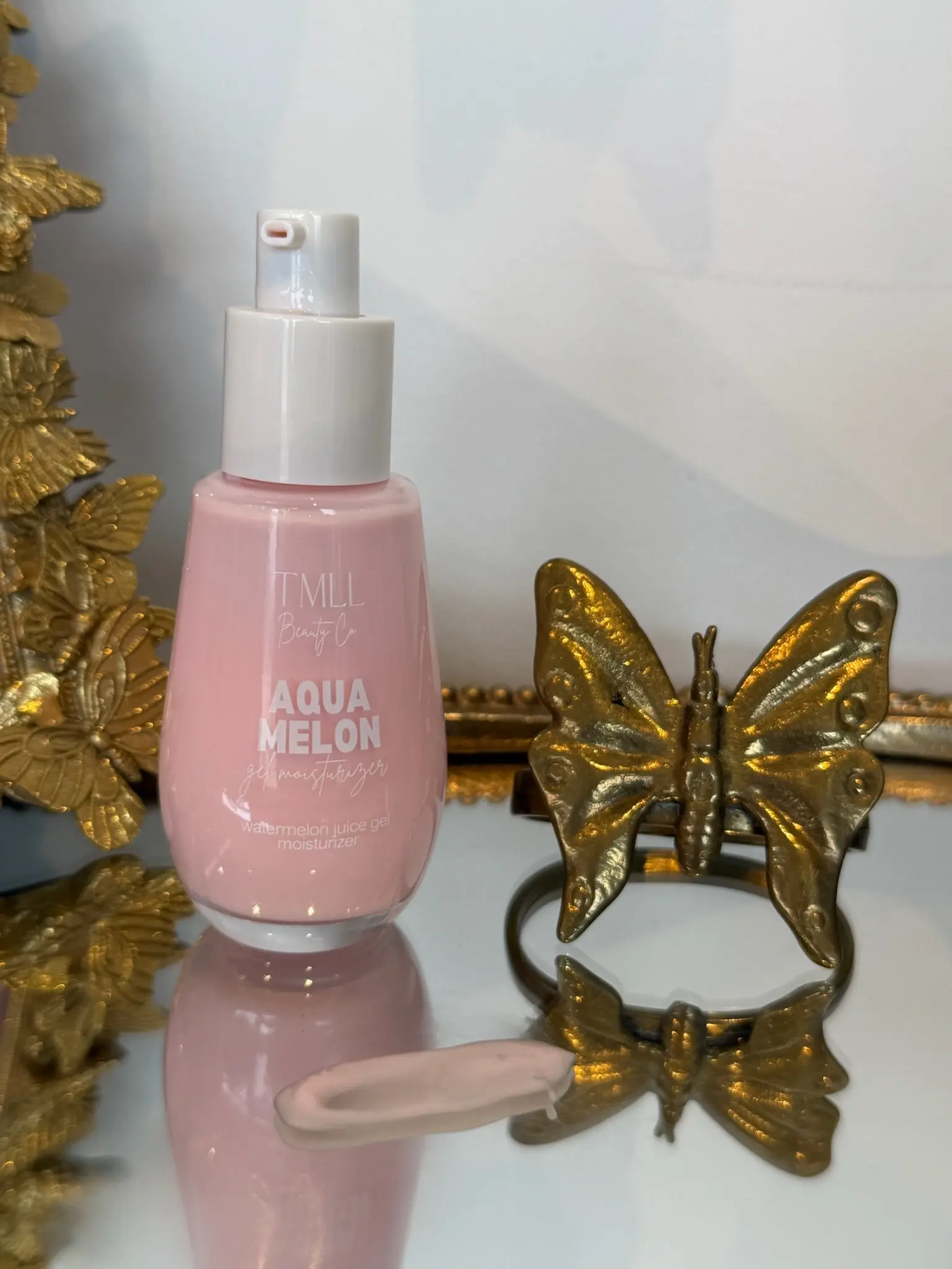 Aqua Watermelon Gel Moisturizer, Hyaluronic Acid Infused, Daily Hydrating Skincare for Intense Moisturizing Effect