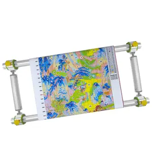 Couple Embroidery Art 19.69in (50CM) 4-Slot Cross Bar 8CM Adjustable Side Bars Sliding Cross Stitch Frame -  2.8CM Diameter Aluminum Alloy 4-Slot Extra Thick Scroll with Adjustable Width and Length for Cross Stitch Needlepoint Quilting Universal