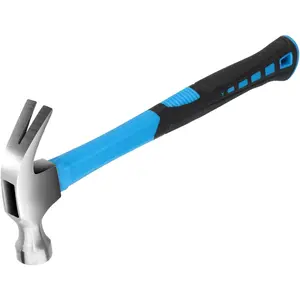 Claw Hammer with Comfort Grip Framing Hammer with Smooth Head Stubby Hammer 13 oz Claw Hammers Stainless Steel Hammers Tools Perfect for Household Projects GarageSurfoze