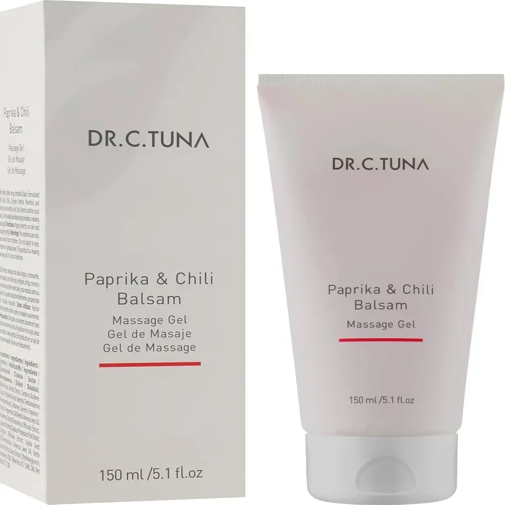 FARMASI DR. C. TUNA PAPRIKA & CHILI BALSAM MASSAGE GEL 150 ml. GENUINE NEW!!!, Menthol, Rosemary, Oil, Nettle