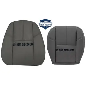 20072013 For Chevy Silverado Bottom & Top Vinyl Seat Cover Dark Titanium