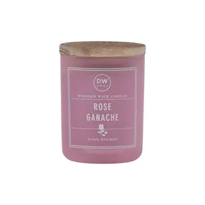 Rose Ganache | Wooden Wick Candle - Mini