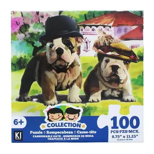 Dogs In Hats 100 Piece Juvenile Collection Jigsaw Puzzle