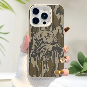 Jungle Camouflage Designed Case for iPhone 16 Pro Max 15 Plus 14 13 12 11 XS XR Beautiful Gift Selection Matte Shockproof Anti-Scratch Stylish Smartphone Cover Screen Protector White