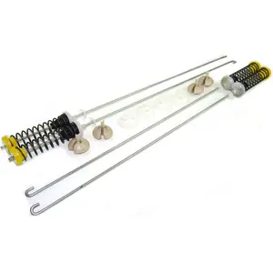 Replacement for Whirlpool W10780045 Genuine OEM Washer Suspension Rod Spring Kit, 25-1/2 in.Fit