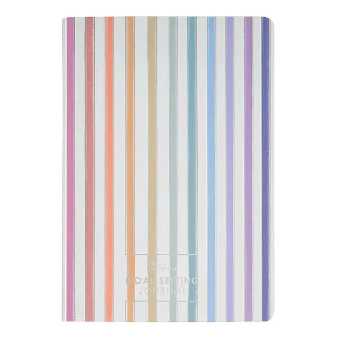 Goal Setting Petite Planner - Watercolor Stripes Goal Setting Petite Planner - Watercolor Stripes