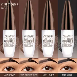 Peel-off Eyebrow Tinting Cream, Tinted Eyebrow Cream, Anti-smudging and Long-lasting, Perfect Coverage, Easy To Apply, No Need for Touch-ups, A Convenient and Quick Cosmetic Product