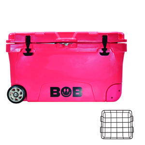 BOB THE COOLER CO 75QT "The BFF" Leak-Proof Hard Cooler with Heavy Duty Handle - Fits 117 12oz Cans for the Beach, Camping, Tailgating, Sports
