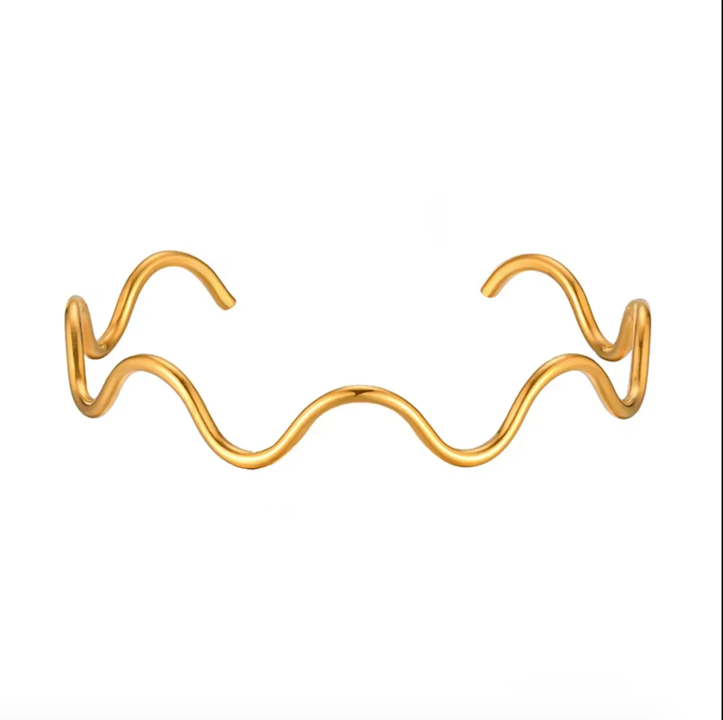 Wired Wavy Bangle