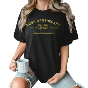 Rose Apothecary T-Shirt, Locally Sourced Hand Crafted With Care Ew David Shirt, Moira Rose Shirt, Schitt Creek Shirt, Fisherr Clothings, Full Size, Full Color