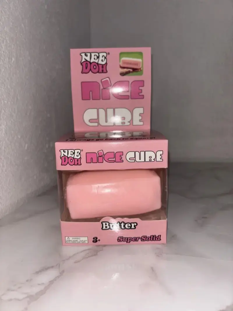 Nice cube exquisite pink rectangular fried dough sticks