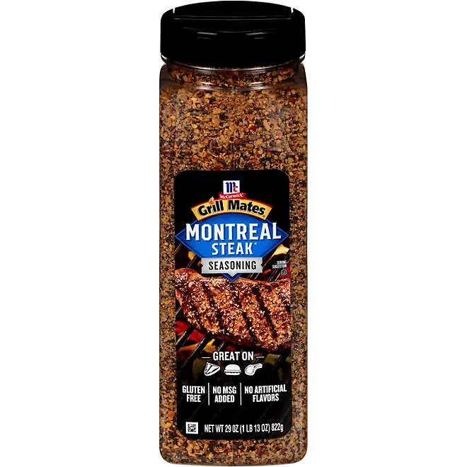 McCormick Grill Mates Montreal Steak Seasoning - 29 oz. - Spice Your Cooking with the Flavor of Montreal Steak
