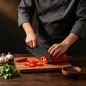Ergonomic Kitchen Knife for Meat Cutting, Vegetable Chopping & Fruit Slicing