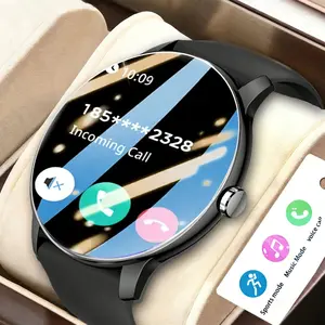 2026 Smart Watch Fitness Tracker Wireless Calling Multi Sports Modes Music Control Sedentary Reminder Weather USB Charging Compatible iPhone Android Best Gift for Him Her