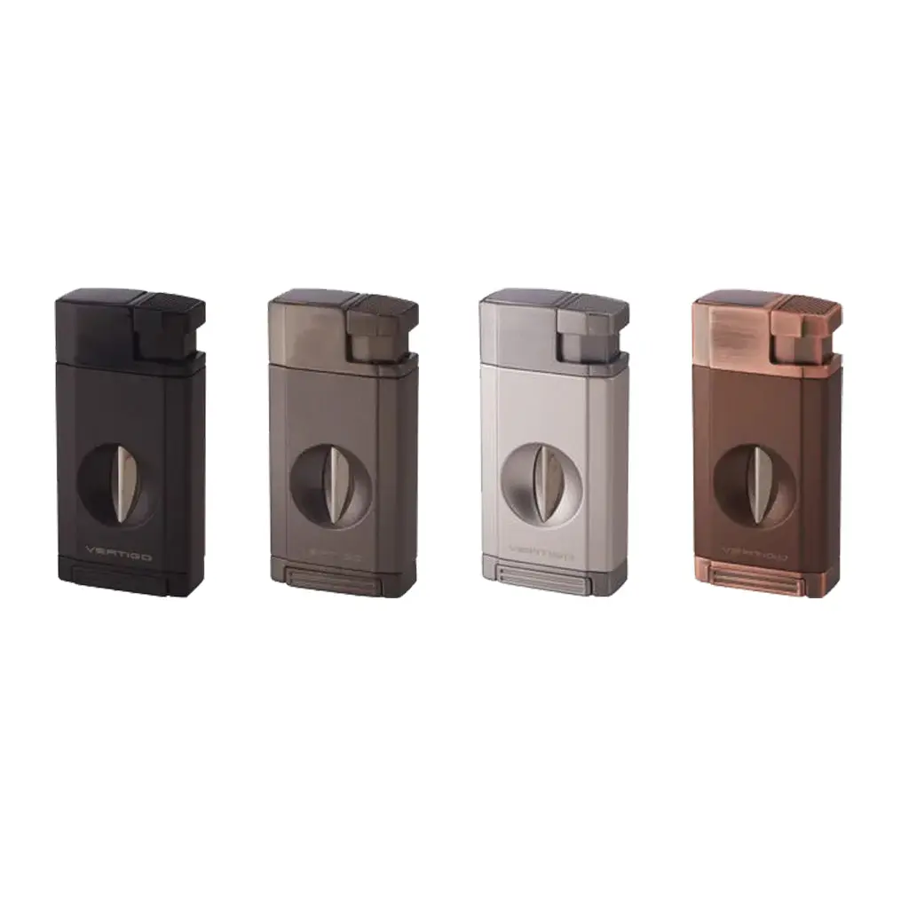 Vertigo Saber Double Torch Lighter w/ Fold-Out V-Cutter