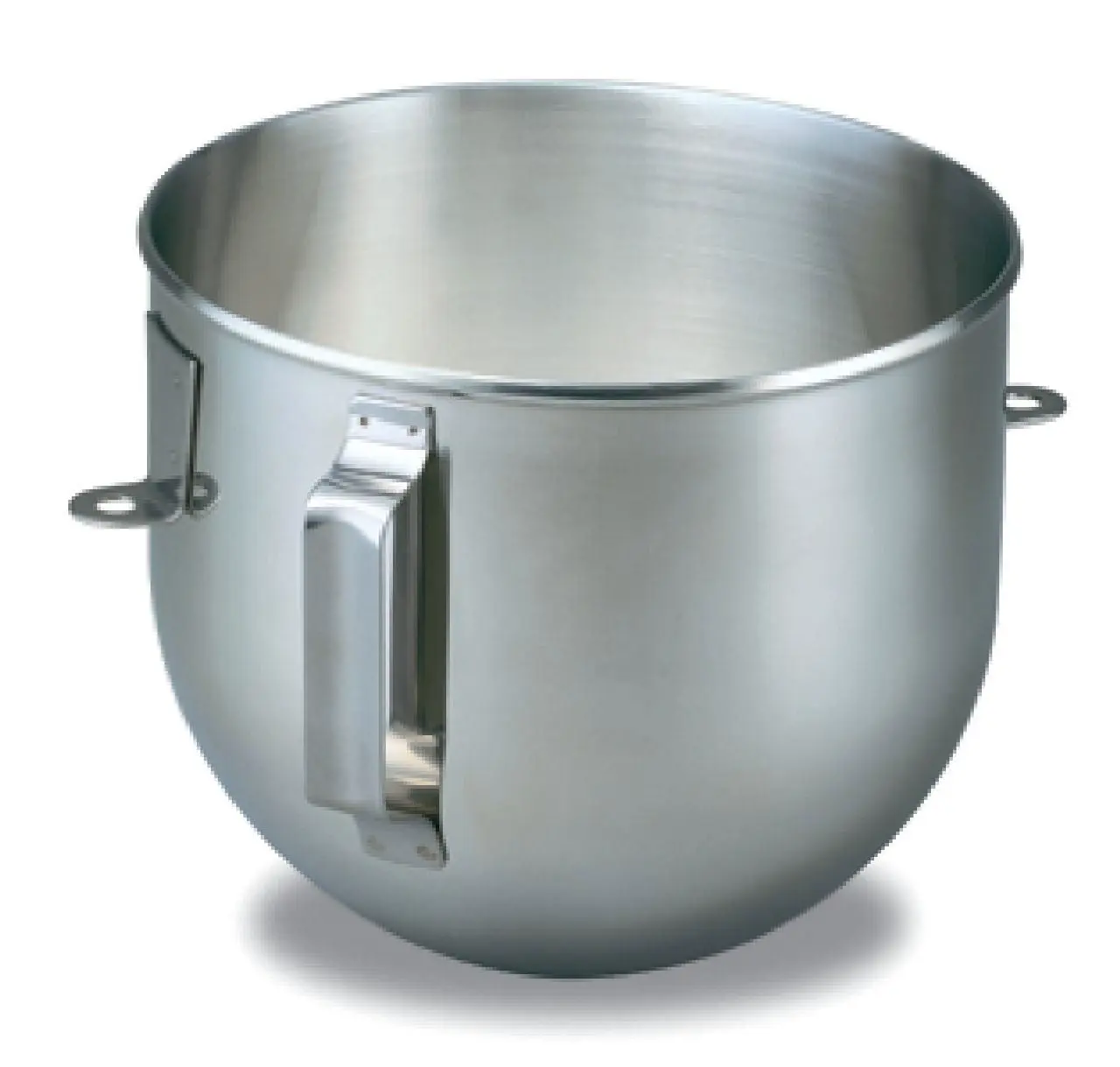 KitchenAid 5-Quart Polished Stainless Steel Bowl w/Handle | Fits 4.5-Quart & 5-Quart KitchenAid Bowl-Lift Stand Mixers