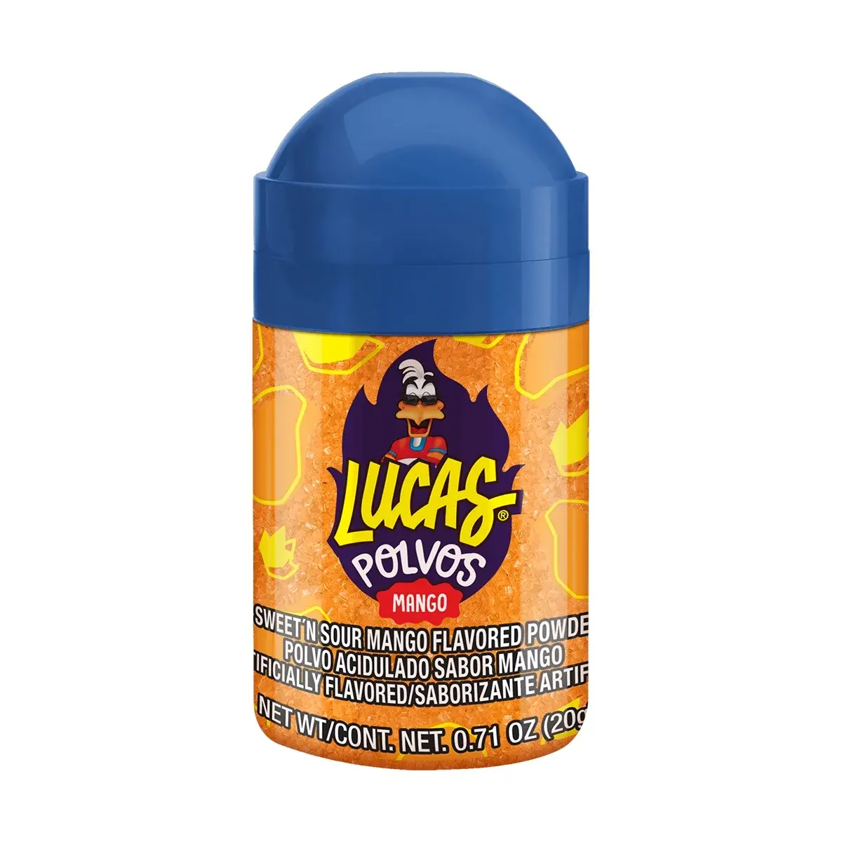 Lucas Polvos Mango, Candy, Chamoy flavor 10 pack