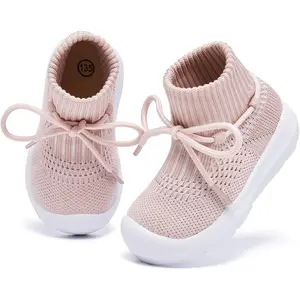 KF5-SK043     Baby Sock Shoes Toddler Sneakers Infant Tennis Slip On Walking Shoes Boys & Girls Non-Slip Slippers