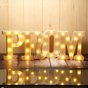 3D Illuminated Marquee Letters LED Prom Sign 2025 Graduation Party Decorations Light Up Extra Large Prom Letters Reusable Prom 2025 Light Up Sign