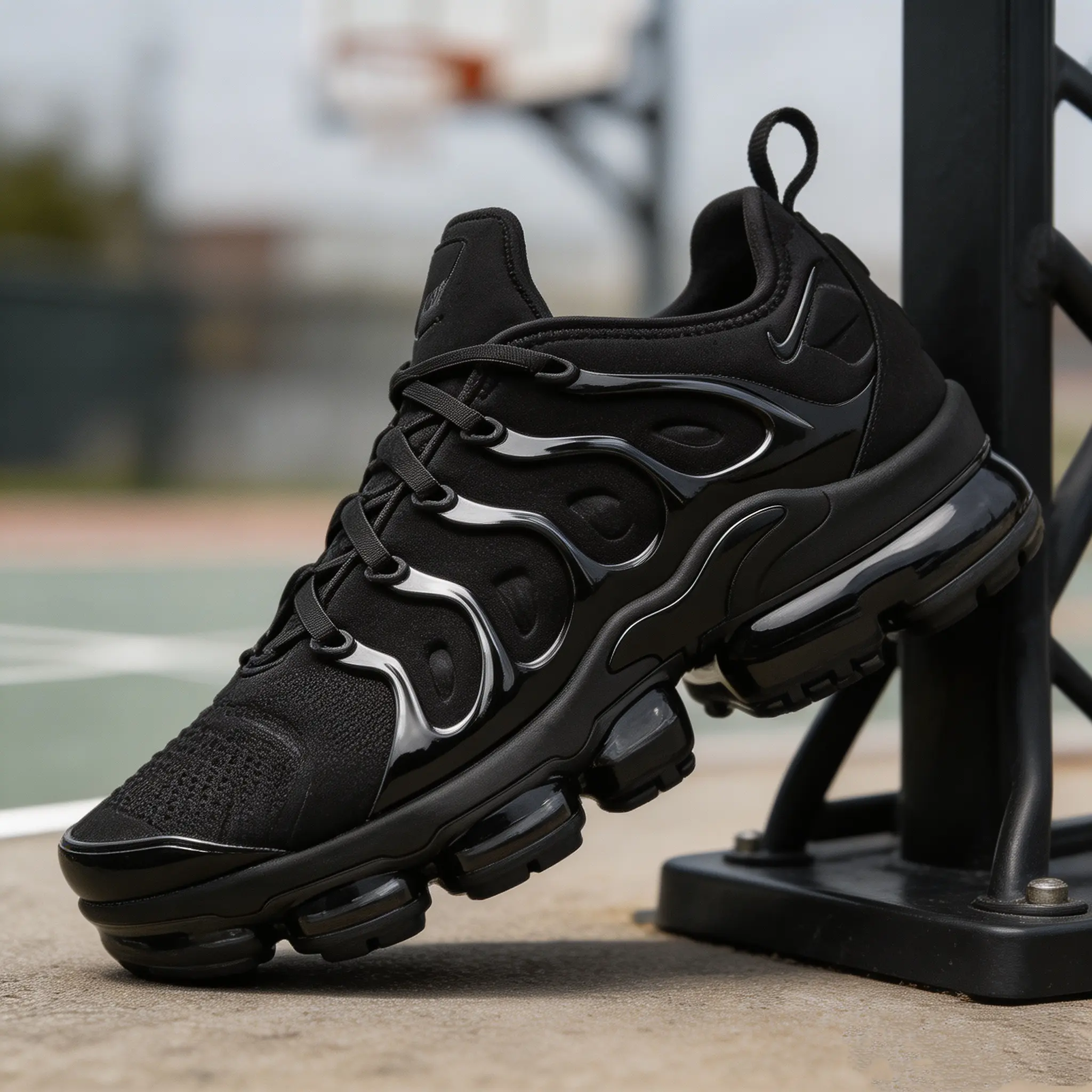 Nike Air VaporMax Plus Triple Black Men's 924453-004 New