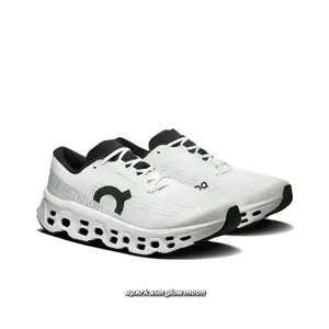 High-Energy Feedback Training Shoes, White and Black Colorway, Dual-Density Foam Midsole