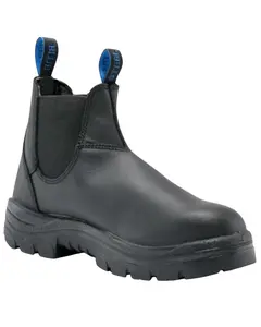 Steel Blue Men's Men'S Hobart 6" Elastic Romeo Pull On Ankle Work Boot - 310901-Blk
