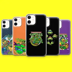 Teenage Mutant Ninja Turtles Phone Case Cartoon Cover  Compatible with iPhone 11, 12, 13, 14, 15, 16, 17 & Samsung S22 S23 S24 S26 – check our available sizes