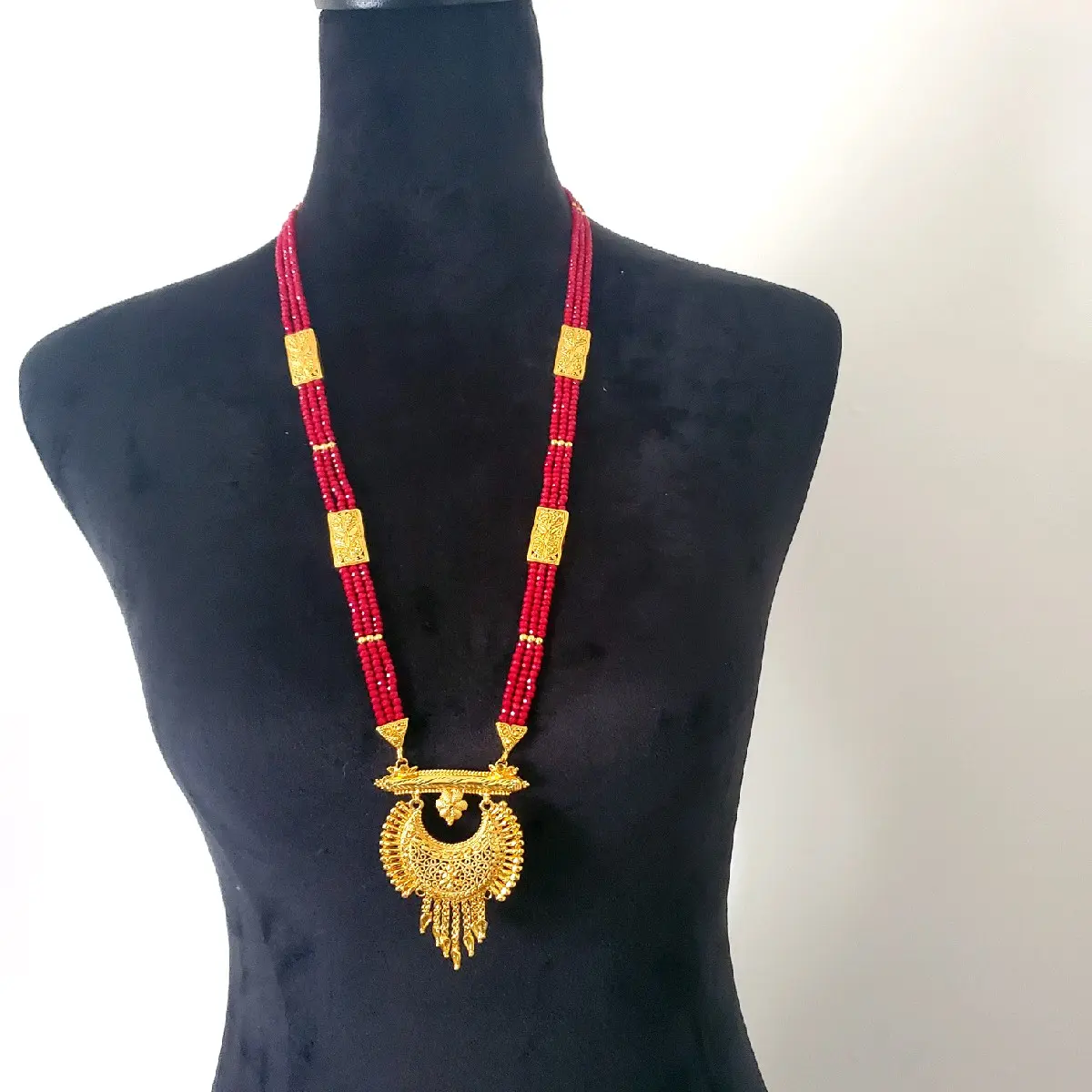Traditional mangalsutra necklace