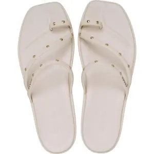 Crocs Women's Miami Toe Loop Sandals - Studded & Metallic Styles