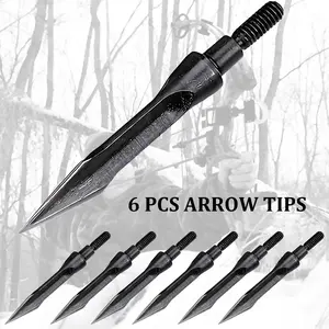 125Grain Hunting Broadheads - Arrow Tips Compatible with Crossbow, Recurve Bow, and Compound Bow - Archery Broadheads