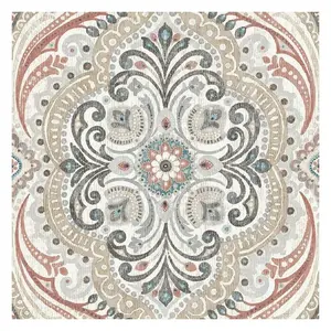 Bohemian Damask Peel and Stick Wallpaper Roll