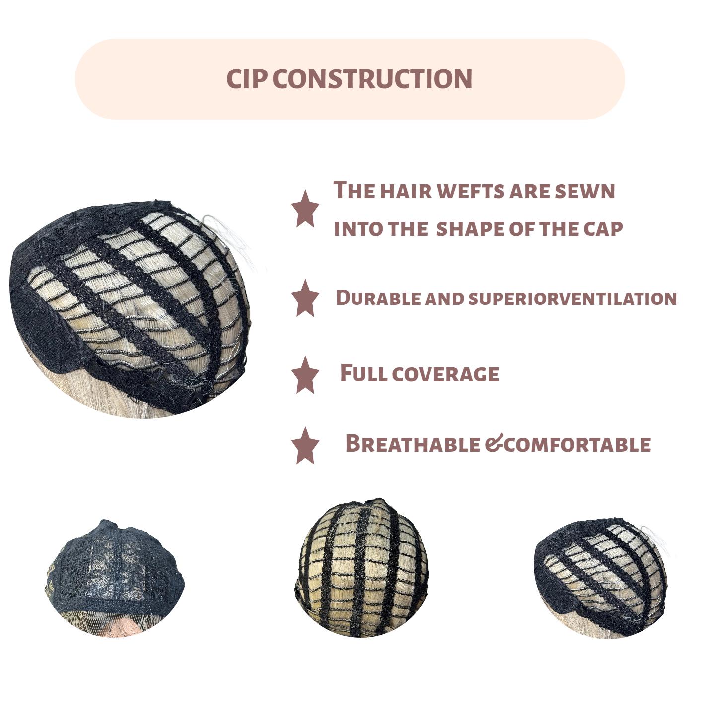 Women's Ombré Wig — 26-Inch Center-Parted Lace Front Wavy Style, Upgraded Fiber Material, Synthetic Wig with Realistic, Natural Appearance — Ideal for Cosplay (26 Inches)