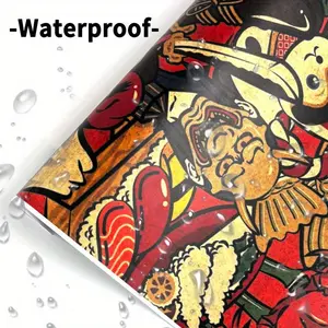 Japanese Style Car Graffiti Film, Car Decal, JDM Style, Waterproof Scratch Protective, Fits Cars, Motorcycles, Bikes, Skates, Gift for Modified Enthusiasts, Multipurpose Car Decal