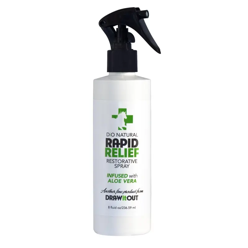Draw it Out Horse Care Rapid Relief Spray, 8oz Farm Animal Hoof & Grooming Solution