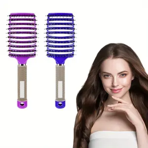 [Hand Tools Kits] Pack of 2 Pcs Wet Hair Brushes Set for Curly Hair,Detangler Brush for Wet or Dry Hair,Painless and Less Demage,Hair Brushs for Women&Girls